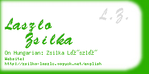 laszlo zsilka business card